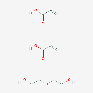 molecular formula C10H18O7 B7948990 2-(2-Hydroxyethoxy)ethanol;prop-2-enoic acid 