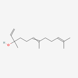 molecular formula C15H26O B7948994 1,6,10-Dodecatrien-3-ol, 3,7,11-trimethyl- 