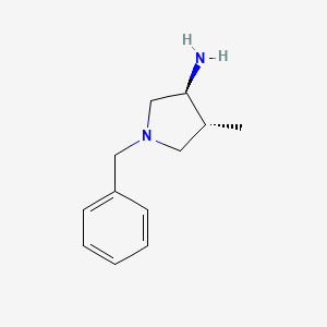 trans-3-Amino-1-benzyl-4-methylpyrrolidine