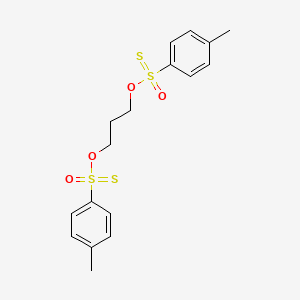 molecular formula C17H20O4S4 B7949273 Trimethylene di(thiotosylate) 
