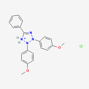 2,3-Bis(4-methoxyphenyl)-5-phenyl-2,3-dihydro-1H-tetrazol-1-ium chloride