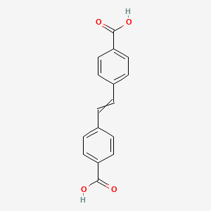 molecular formula C16H12O4 B7949436 4-[2-(4-Carboxyphenyl)ethenyl]benzoic acid 