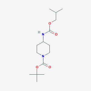 Tert-butyl 4-(2-methylpropoxycarbonylamino)piperidine-1-carboxylate