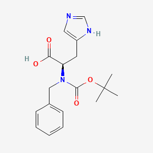 (2R)-2-[benzyl-[(2-methylpropan-2-yl)oxycarbonyl]amino]-3-(1H-imidazol-5-yl)propanoic acid