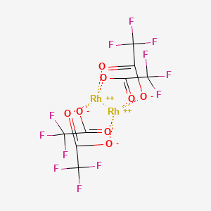 molecular formula C8F12O8Rh2 B7949525 rhodium(2+);2,2,2-trifluoroacetate 