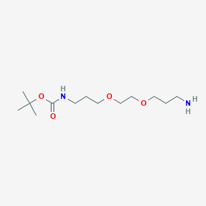 Carbamic acid, N-[3-[2-(3-aminopropoxy)ethoxy]propyl]-, 1,1-dimethylethyl ester
