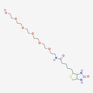 molecular formula C22H41N3O8S B7949566 Biotin-PEG6-OH 