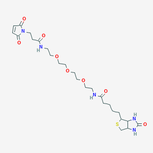 molecular formula C25H39N5O8S B7949584 Biotin-PEG3-Mal 