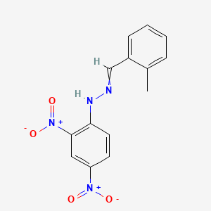 molecular formula C14H12N4O4 B7949605 o-Tolualdehyde 2,4-dinitrophenylhydrazone 