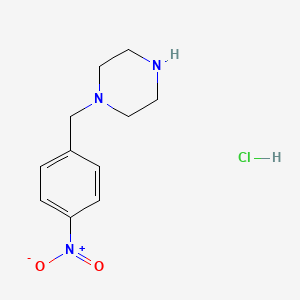 molecular formula C11H16ClN3O2 B7949622 4-Nitrobenzylpiperazine CAS No. 148096-24-6