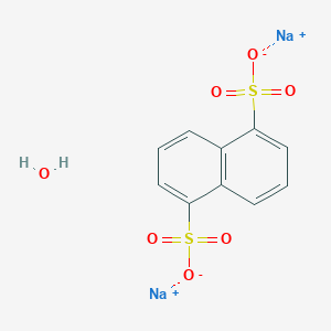 molecular formula C10H8Na2O7S2 B7949665 disodium;naphthalene-1,5-disulfonate;hydrate 