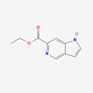 molecular formula C10H10N2O2 B7949776 ethyl 1H-pyrrolo[3,2-c]pyridine-6-carboxylate 