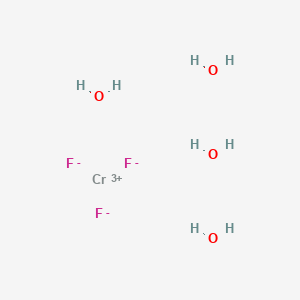molecular formula CrF3H8O4 B7949823 Chromium(III) fluoride tetrahydrate 