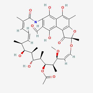 molecular formula C38H47NO13 B7949896 3-Formyl rifamycin 