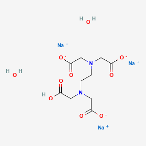 molecular formula C10H17N2Na3O10 B7950066 Ethylenediaminetetraacetic acid trisodium salt dihydrate 