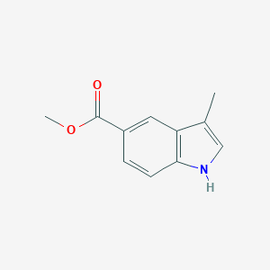 molecular formula C11H11NO2 B079501 Methyl 3-methyl-1H-indole-5-carboxylate CAS No. 588688-33-9