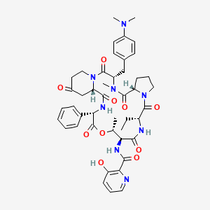 molecular formula C45H54N8O10 B7950302 Pristinamycin IA 