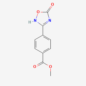 molecular formula C10H8N2O4 B7950367 methyl 4-(5-oxo-2H-1,2,4-oxadiazol-3-yl)benzoate 
