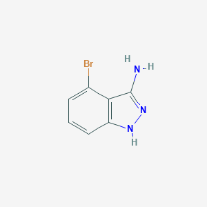 molecular formula C7H6BrN3 B079505 4-溴-1H-吲唑-3-胺 CAS No. 914311-50-5