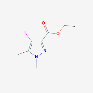 molecular formula C8H11IN2O2 B7950832 Ethyl 4-iodo-1,5-dimethyl-1H-pyrazole-3-carboxylate 