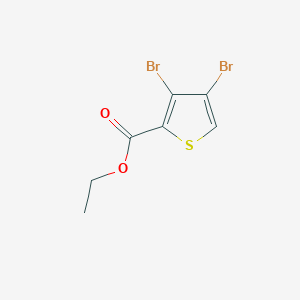 molecular formula C7H6Br2O2S B7950898 Ethyl 3,4-dibromothiophene-2-carboxylate CAS No. 153562-67-5