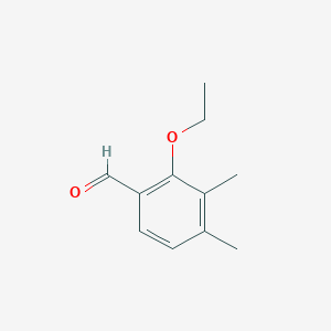 molecular formula C11H14O2 B7951067 2-Ethoxy-3,4-dimethylbenzaldehyde 