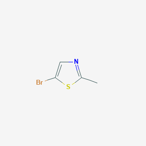 molecular formula C4H4BrNS B079511 5-Bromo-2-methylthiazole CAS No. 57268-16-3