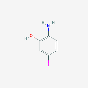 molecular formula C6H6INO B079512 2-氨基-5-碘酚 CAS No. 99968-80-6
