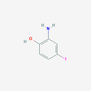 molecular formula C6H6INO B079513 2-Amino-4-iodophenol CAS No. 99969-17-2