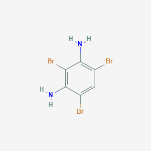 molecular formula C6H5Br3N2 B079524 2,4,6-Tribromobenzene-1,3-diamine CAS No. 62477-06-9