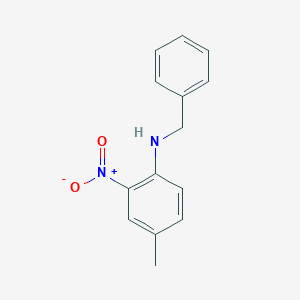 molecular formula C14H14N2O2 B079531 N-benzyl-4-methyl-2-nitroaniline CAS No. 22019-66-5