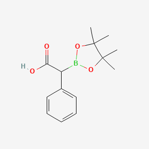 Phenyl(tetramethyl-1,3,2-dioxaborolan-2-yl)acetic acid