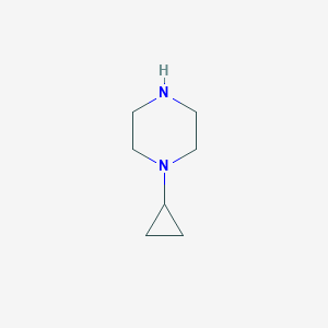 molecular formula C7H14N2 B079534 1-环丙基哌嗪 CAS No. 20327-23-5