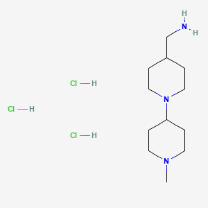 [1,4'-Bipiperidine]-4-methanamine, 1'-methyl-, trihydrochloride