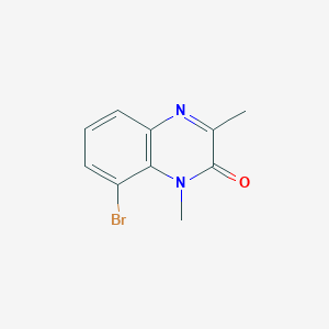 molecular formula C10H9BrN2O B7953859 8-Bromo-1,3-dimethylquinoxalin-2(1H)-one 