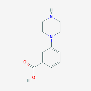 molecular formula C11H14N2O2 B079541 3-(Piperazin-1-YL)benzoic acid CAS No. 446831-28-3