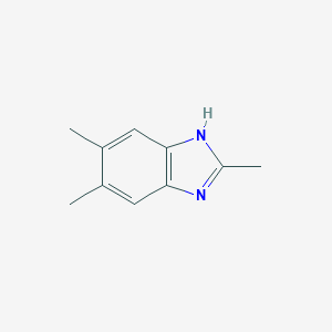 molecular formula C10H12N2 B079547 2,5,6-Trimethylbenzimidazole CAS No. 3363-56-2