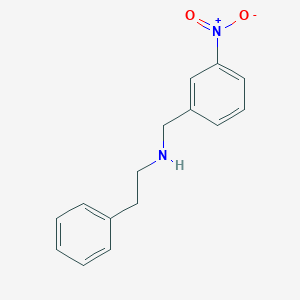 molecular formula C15H16N2O2 B079550 N-(3-Nitrobenzyl)-2-phenylethanamine CAS No. 104720-70-9