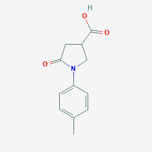 B079552 5-Oxo-1-p-tolyl-pyrrolidine-3-carboxylic acid CAS No. 133747-57-6