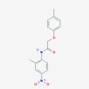 molecular formula C16H16N2O4 B079556 N-(2-methyl-4-nitrophenyl)-2-(4-methylphenoxy)acetamide CAS No. 303092-48-0