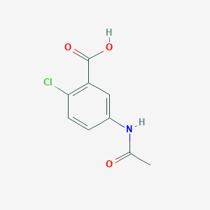 molecular formula C9H8ClNO3 B079557 5-(Acetylamino)-2-chlorobenzoic acid CAS No. 719282-11-8