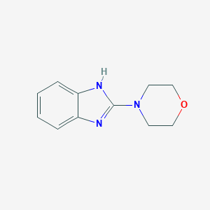 molecular formula C11H13N3O B079559 4-(1H-苯并[d]咪唑-2-基)吗啉 CAS No. 31075-58-8