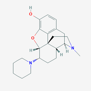 molecular formula C22H30N2O2 B079571 6-Piperidodihydromorphide CAS No. 13851-14-4