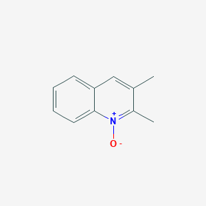 molecular formula C11H11NO B079572 Quinoline, 2,3-dimethyl-, 1-oxide CAS No. 14300-11-9
