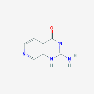 molecular formula C7H6N4O B7957255 2-amino-1H-pyrido[3,4-d]pyrimidin-4-one 