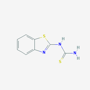 molecular formula C8H7N3S2 B079576 1,3-Benzothiazol-2-ylthiourea CAS No. 14294-12-3