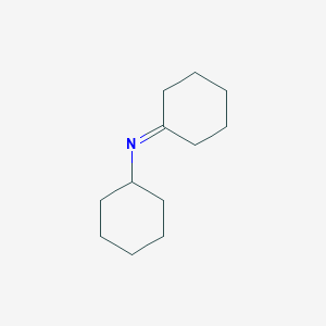 molecular formula C12H21N B079578 N-cyclohexylcyclohexanimine CAS No. 10468-40-3