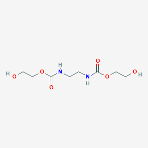 molecular formula C8H16N2O6 B079586 Bis(2-hydroxyethyl) N,N'-ethylenebiscarbamate CAS No. 13027-05-9