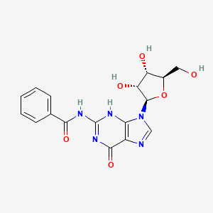 molecular formula C17H17N5O6 B7959091 N-[9-[(2R,3R,4S,5R)-3,4-dihydroxy-5-(hydroxymethyl)oxolan-2-yl]-6-oxo-3H-purin-2-yl]benzamide 