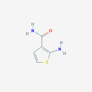 molecular formula C5H6N2OS B079593 2-Aminothiophene-3-carboxamide CAS No. 14080-51-4